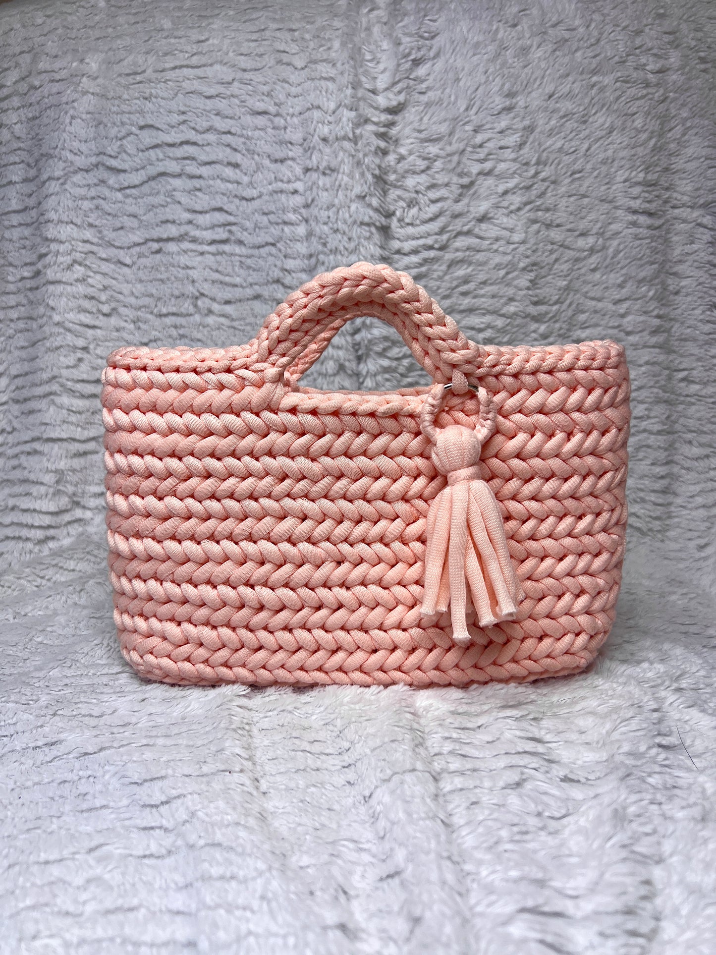 PRETTY IN PINK Luxury Handmade Crochet Clutch Purse