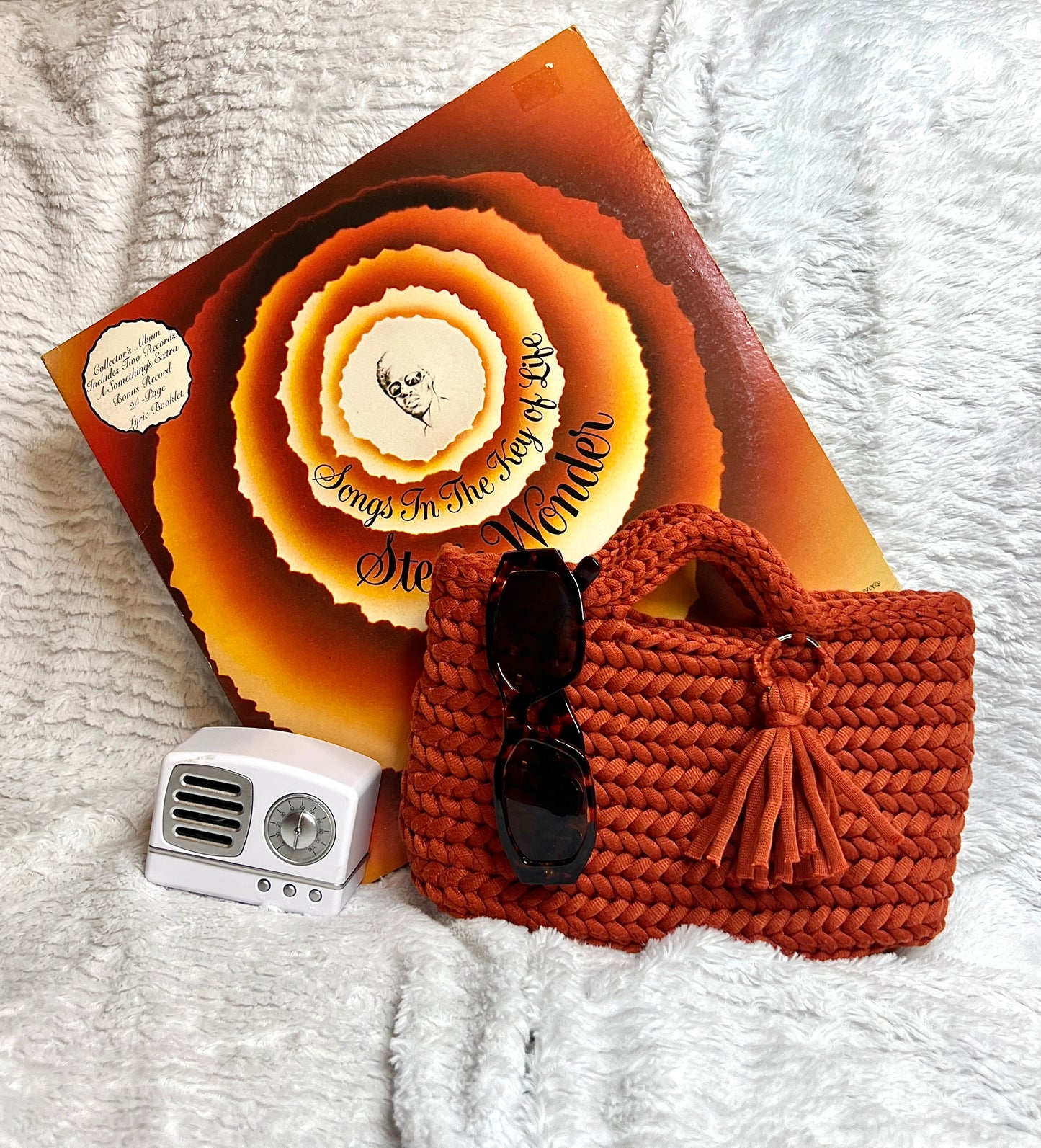 I WISH Luxury Handmade Crochet Clutch Purse